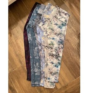 EUC 6 pairs of DYI leggings
